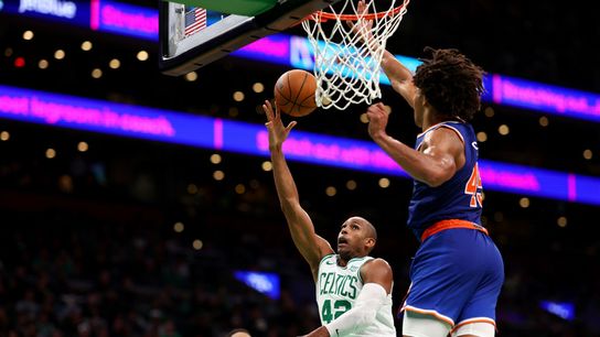 Whether it's as a starter or off the bench, Al Horford still an example for his Celtics teammates taken at TD Garden (Celtics)